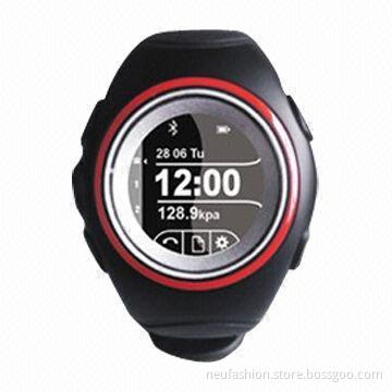 Pedometer with Heart Rate/Chronograph/Weather Functions, Supports Bluetooth V2.0, Caller ID